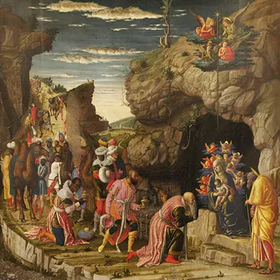 Adoration of the Magi Andrea Mantegna